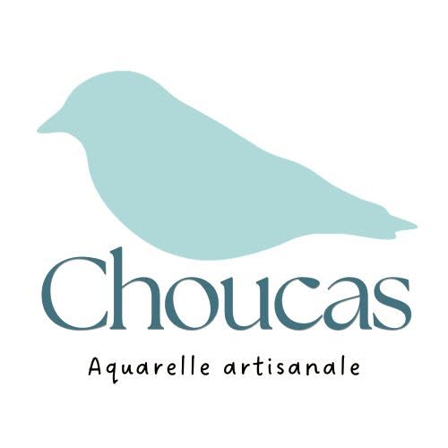 Choucas, aquarelles artisanales